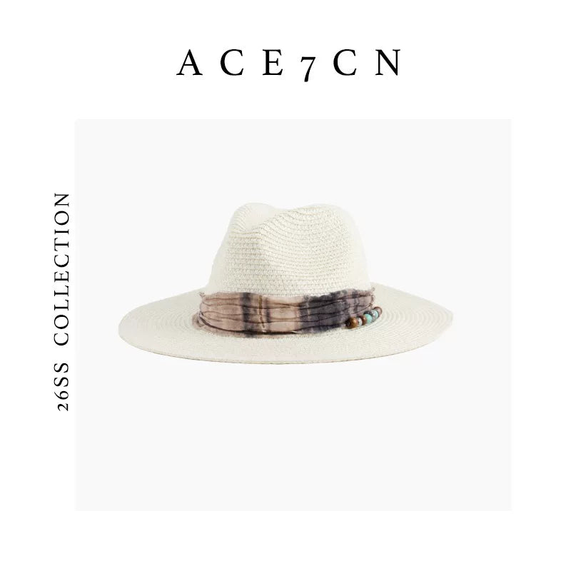 Ink-Wash Ribbon Western Fedora — ACE7CN