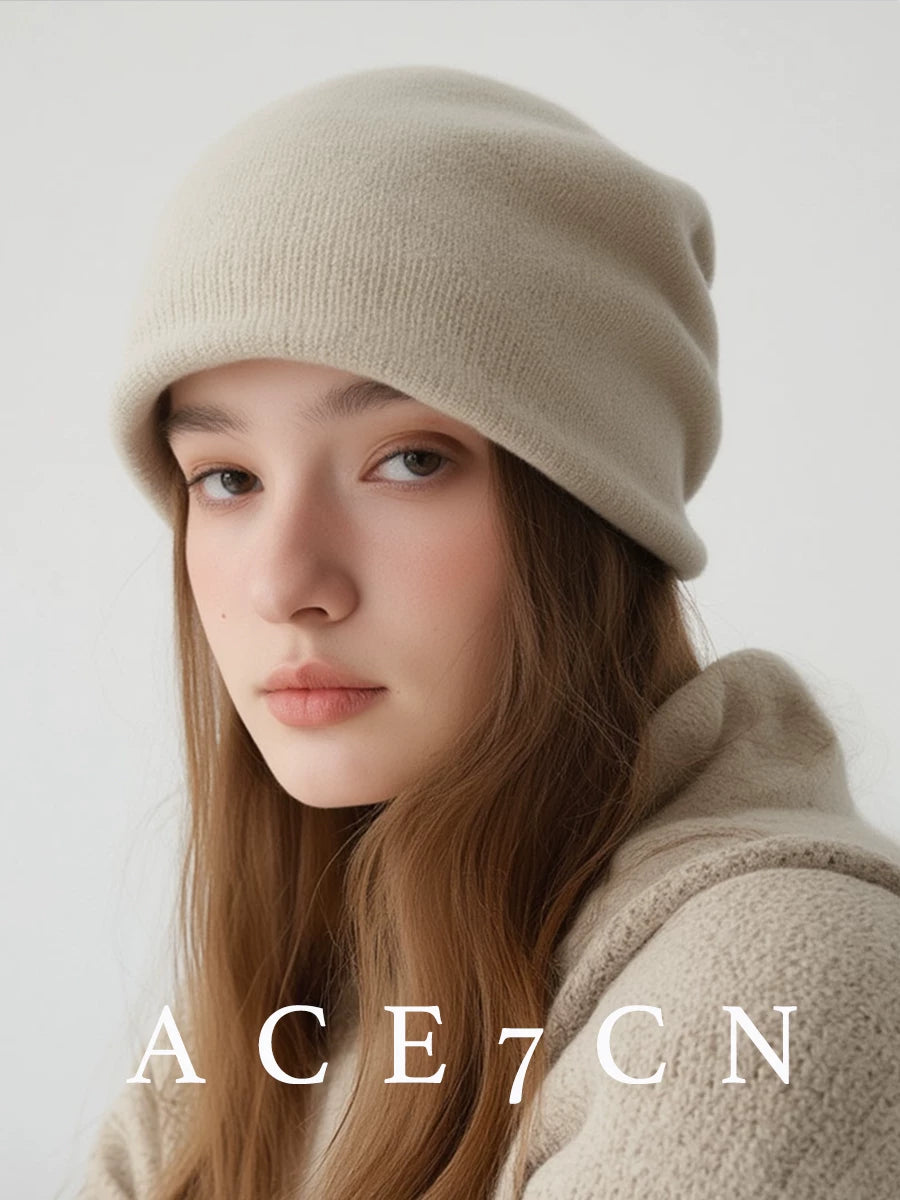 Slouchy Cashmere Beanie — ACE7CN