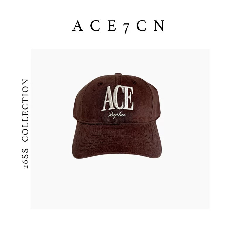 Embroidered Deep-Crown Baseball Cap — ACE7CN
