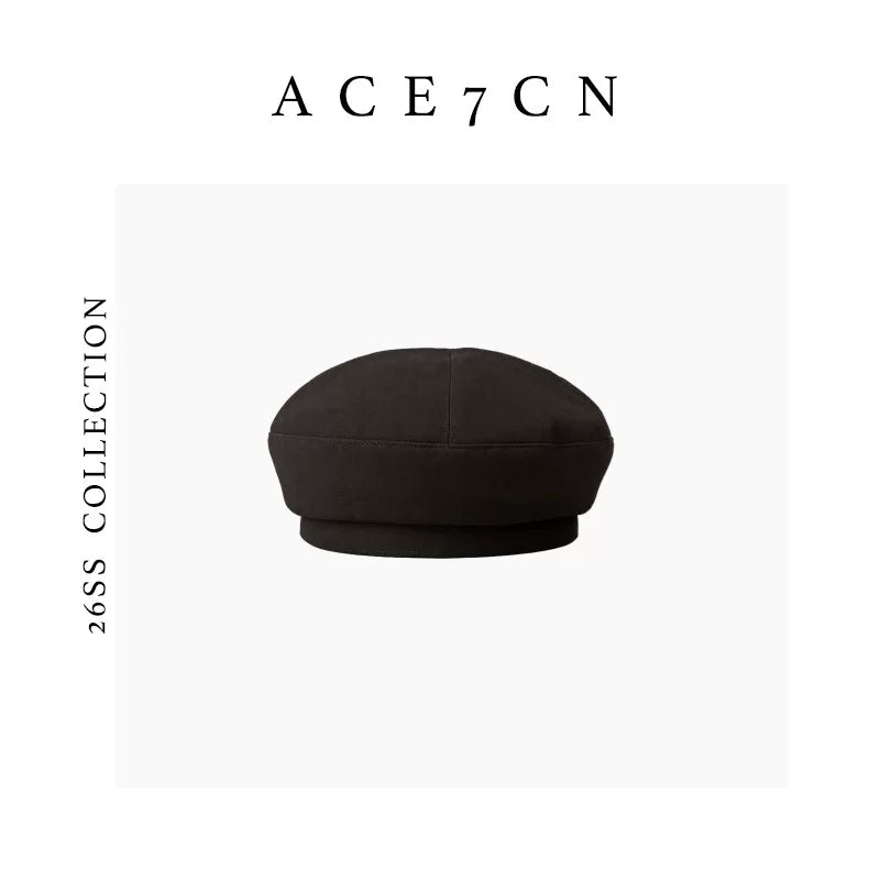 Soft Suede Painter Beret — ACE7CN