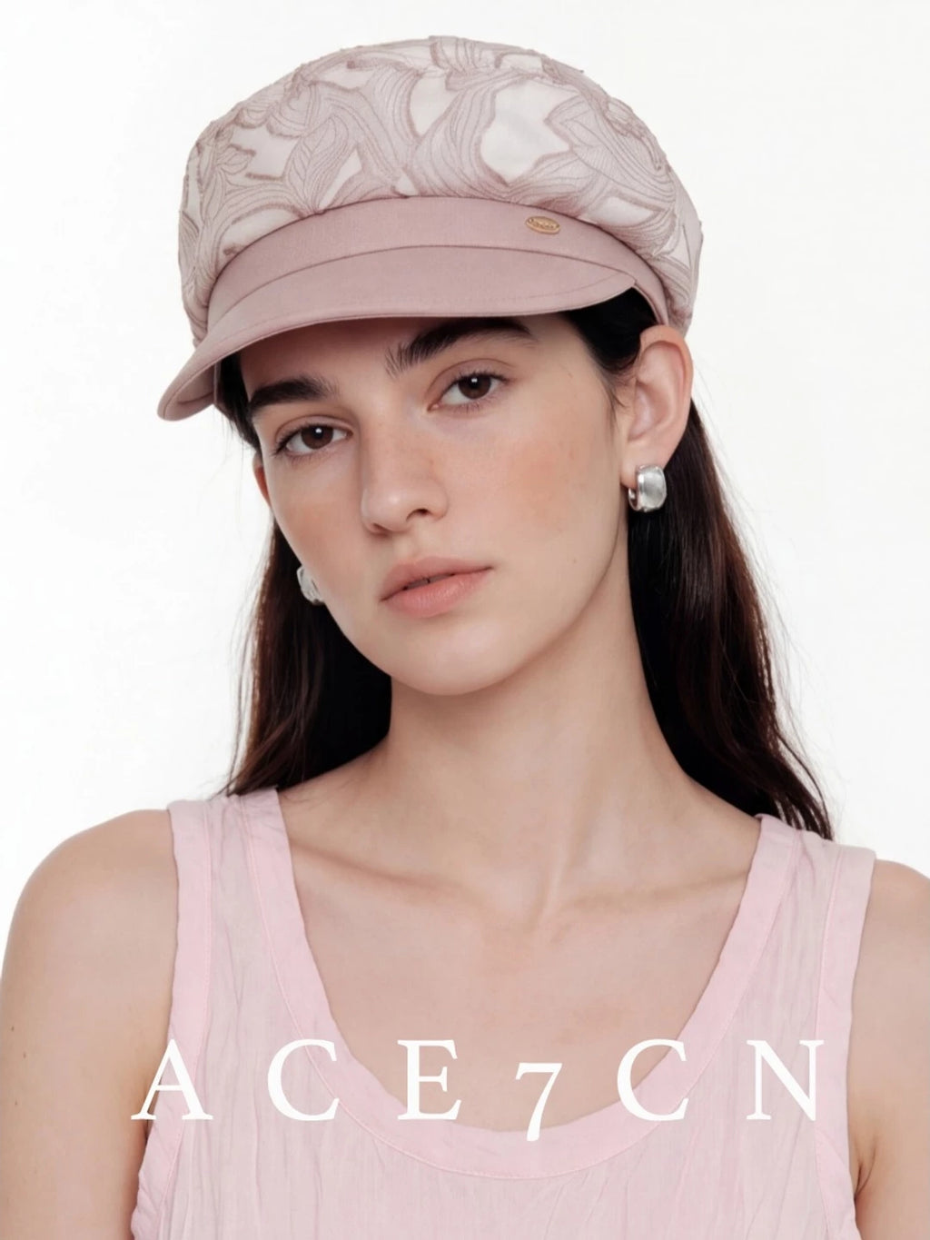 Burnout Tencel Newsboy Cap — ACE7CN