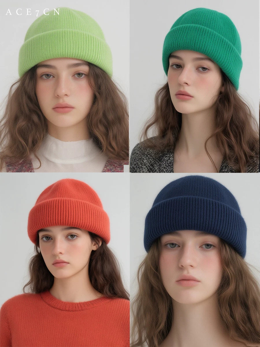 Candy-Tone Knit Beanie — ACE7CN
