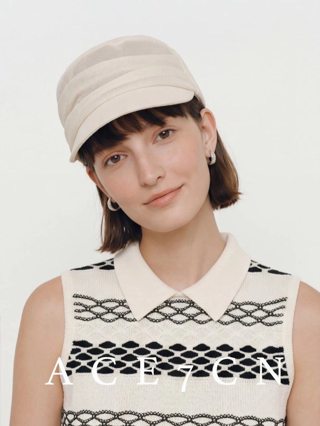 Washi Paper Equestrian Cap — ACE7CN
