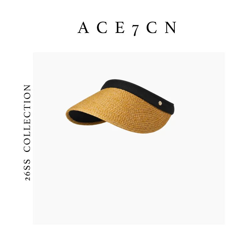 Open-Top Straw Visor — ACE7CN