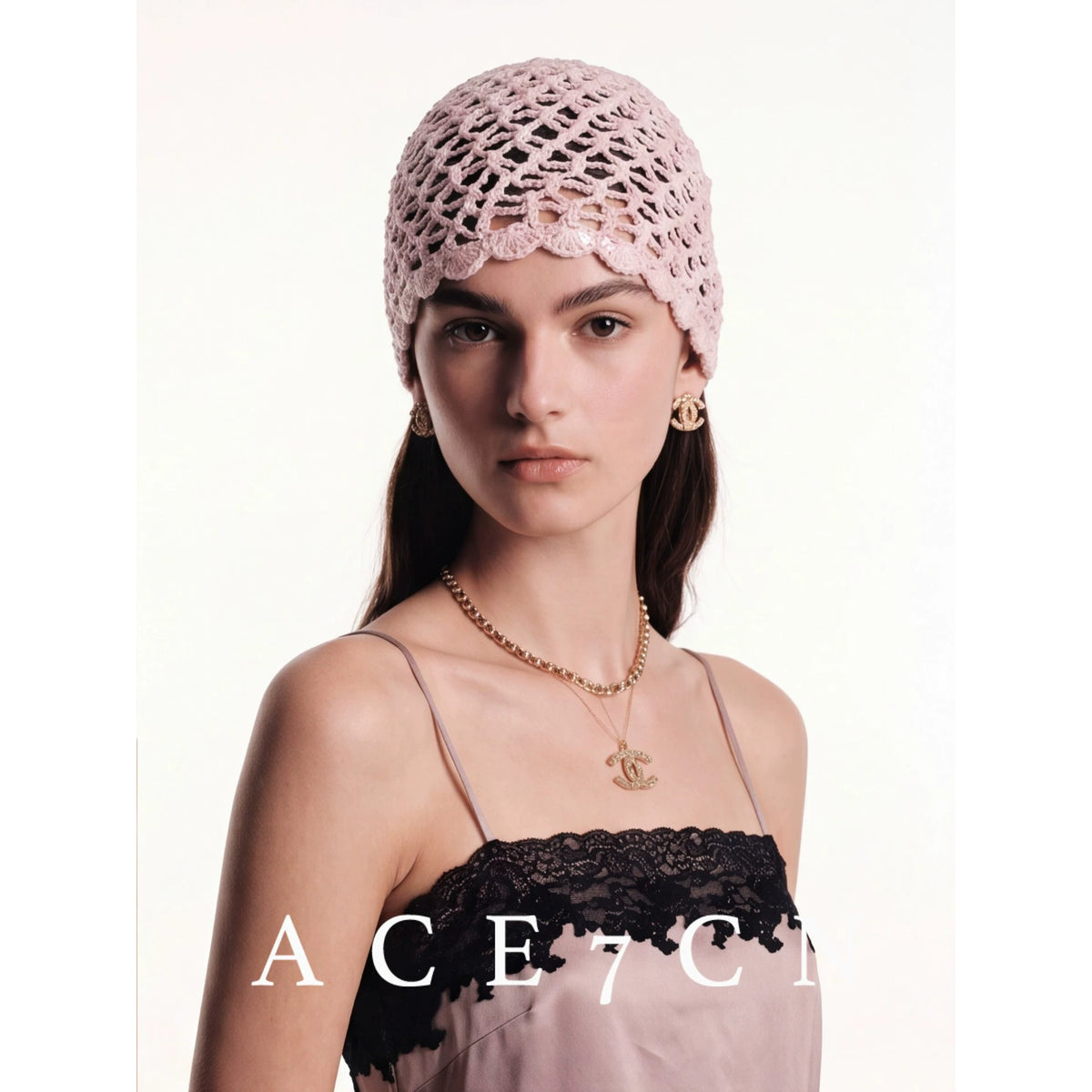 Sequin Crochet Headwrap Hat — ACE7CN