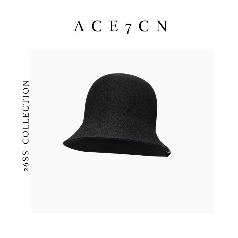 Wool Lampshade Bucket Hat — ACE7CN