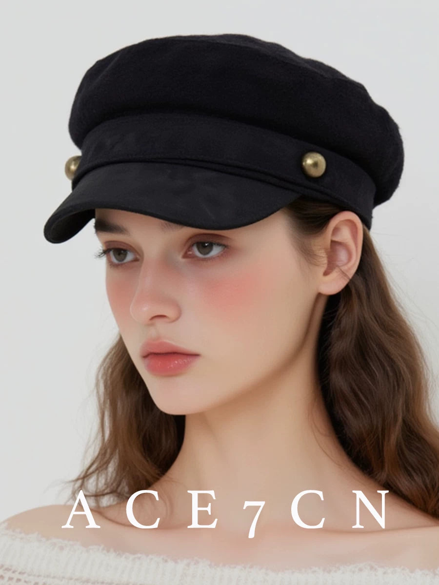 Suede Captain Cap — ACE7CN