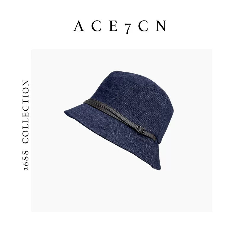 Downturned-Brim Bucket Hat — ACE7CN