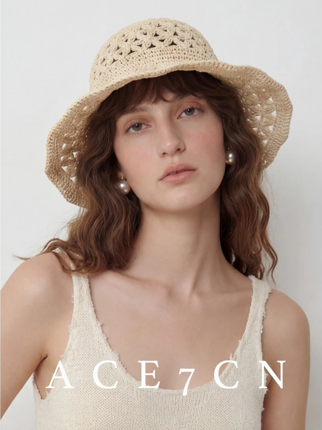 Foldable Openwork Bucket Hat — ACE7CN
