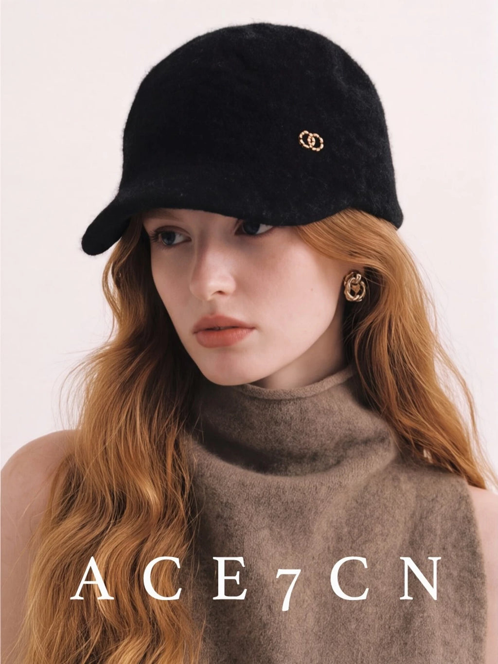 Knit Wool Baseball Cap — ACE7CN