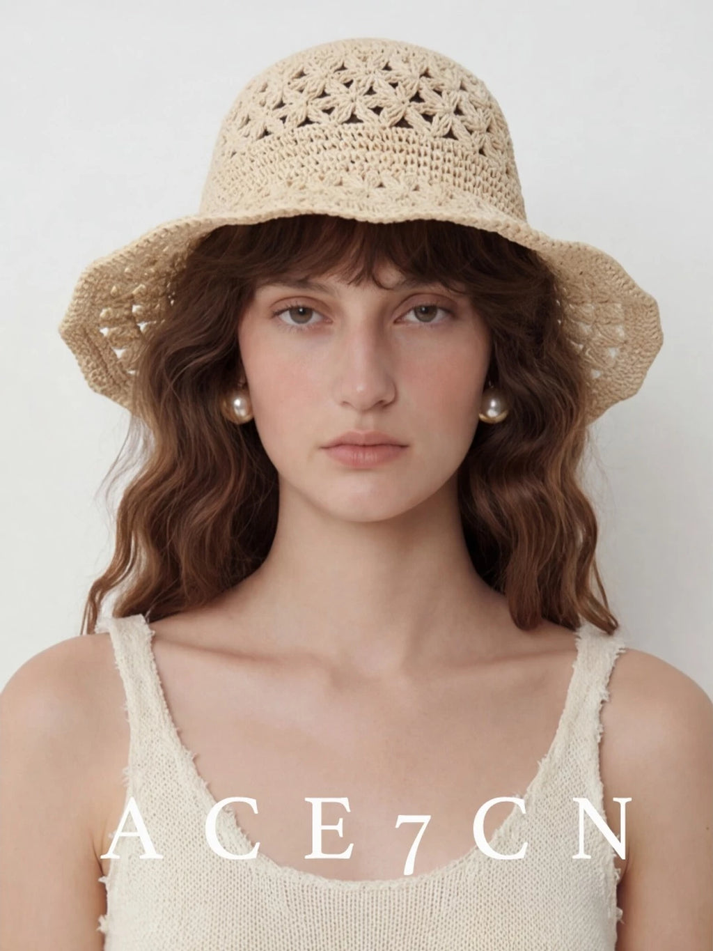 Foldable Openwork Bucket Hat — ACE7CN