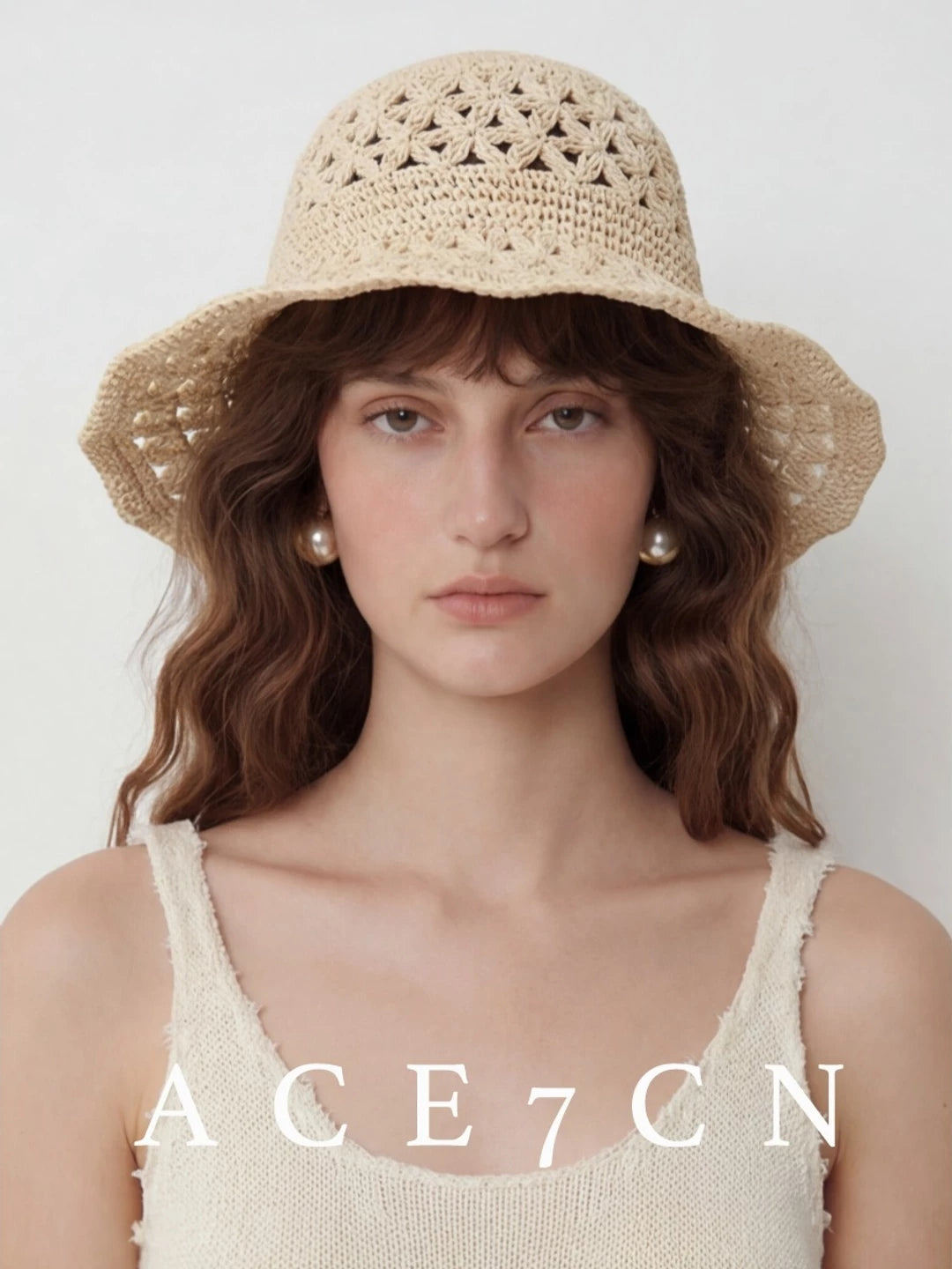 Foldable Openwork Bucket Hat — ACE7CN