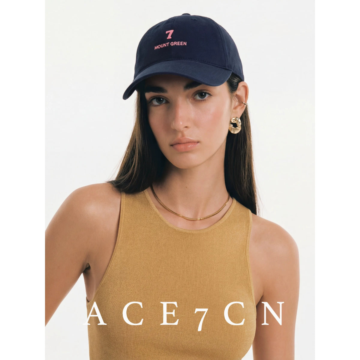 Seven Embroidered Baseball Cap — ACE7CN