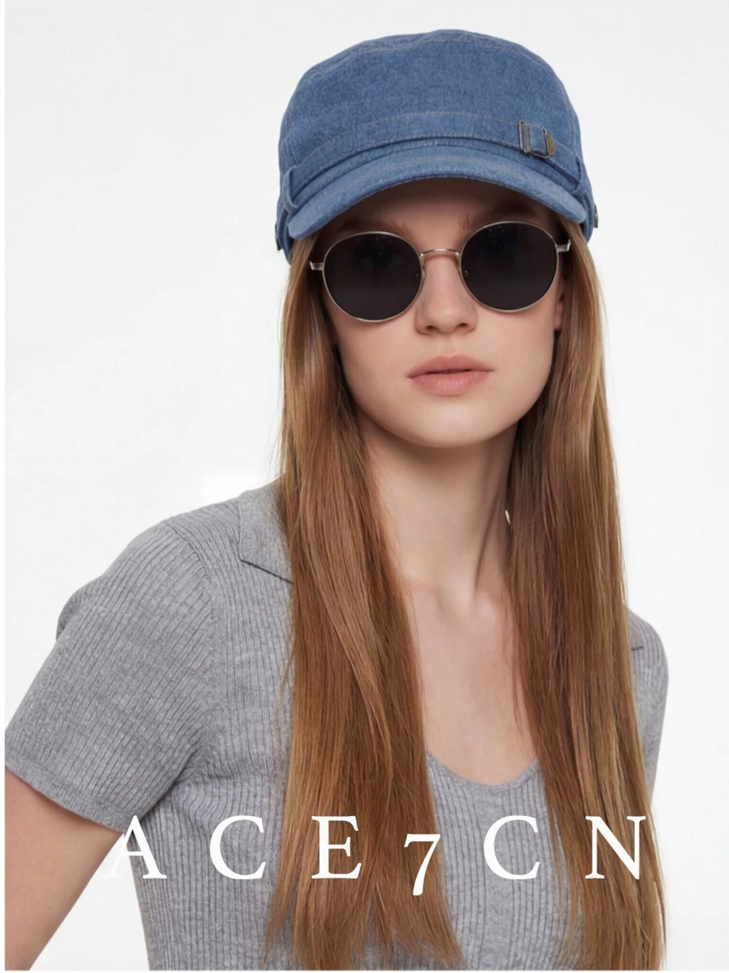 Breathable Denim Equestrian Cap — ACE7CN