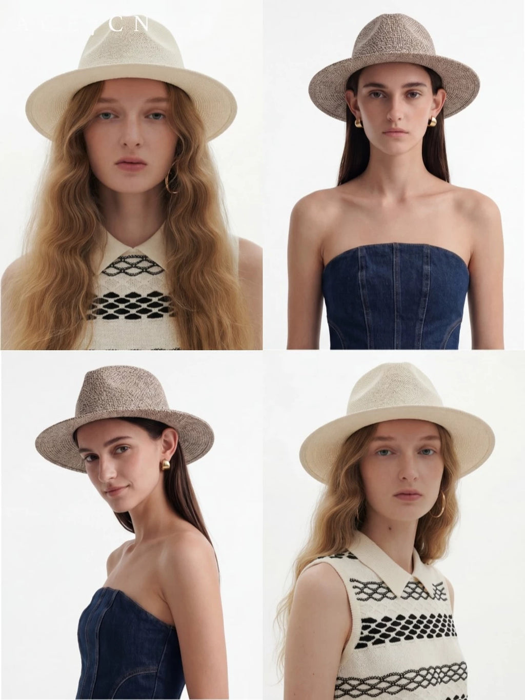 Minimal Straw Fedora — ACE7CN
