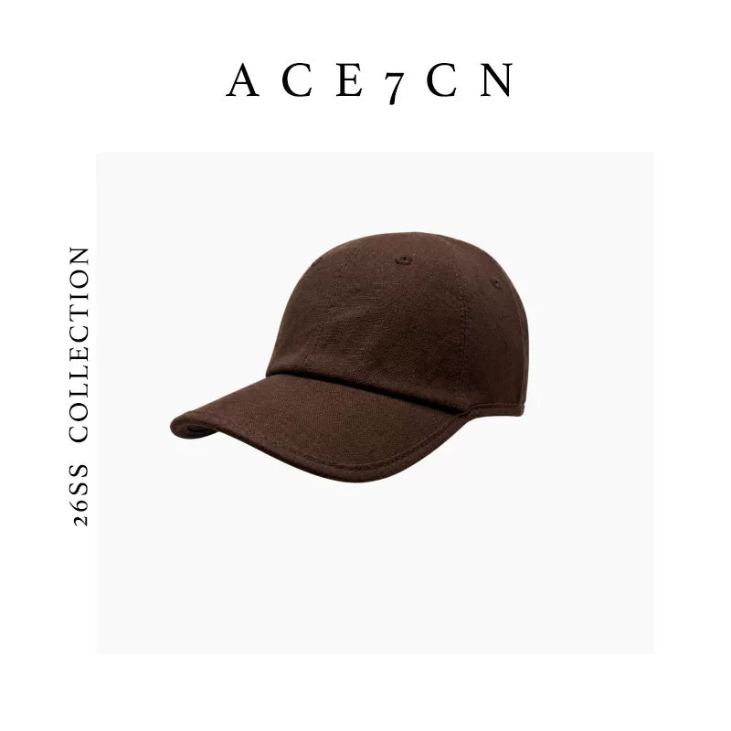 Pure Linen Baseball Cap — ACE7CN