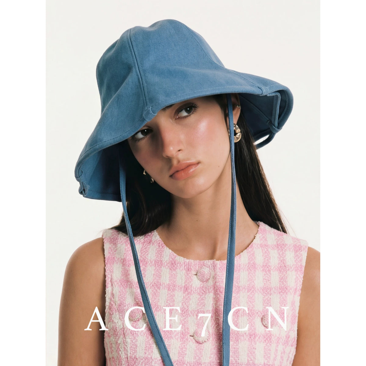Foldable Denim Bucket Hat — ACE7CN