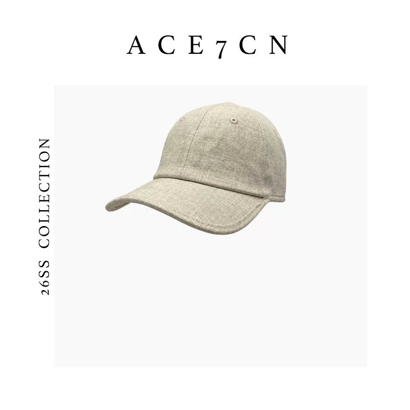 Pure Linen Baseball Cap — ACE7CN