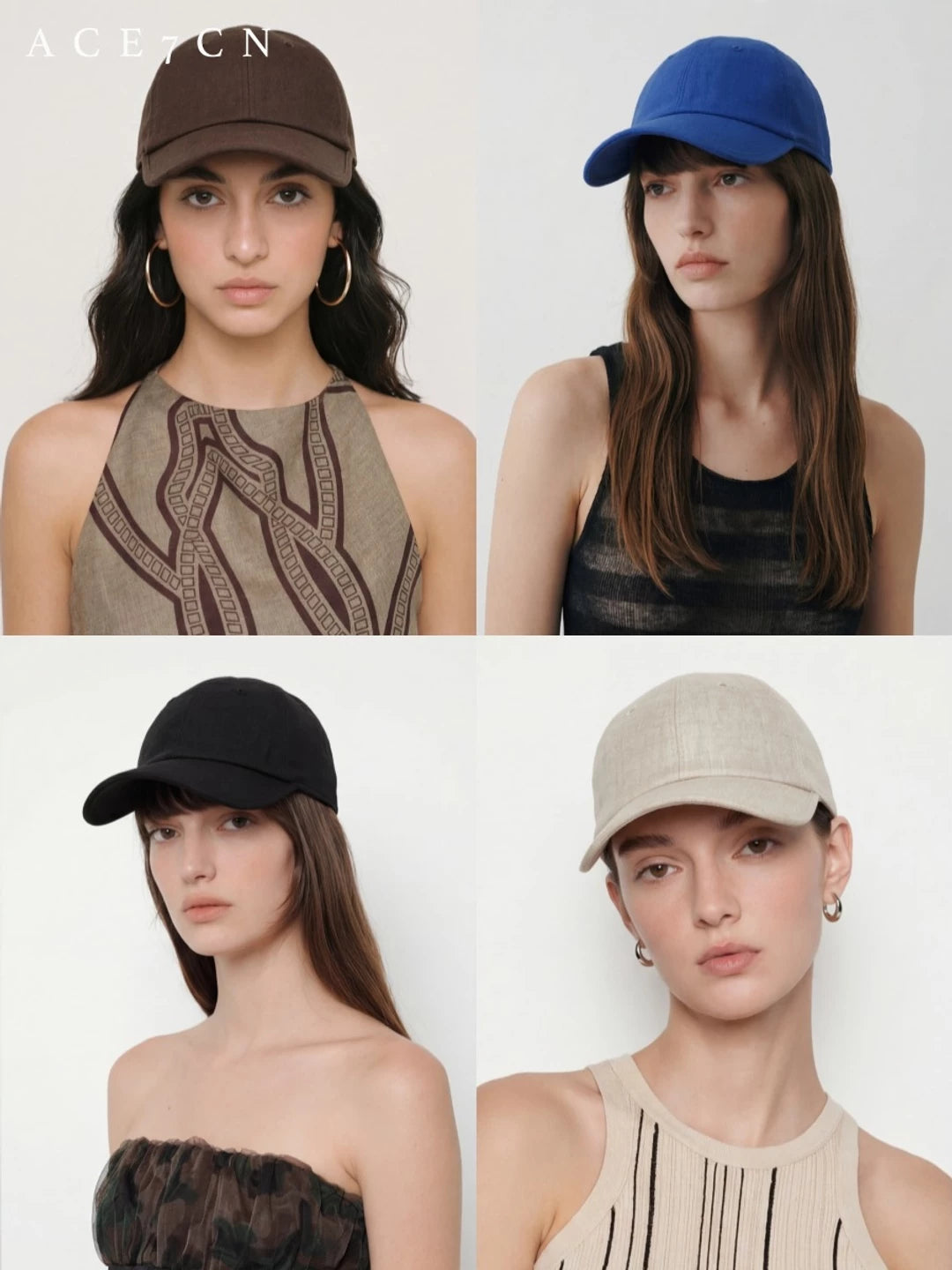 Pure Linen Baseball Cap — ACE7CN