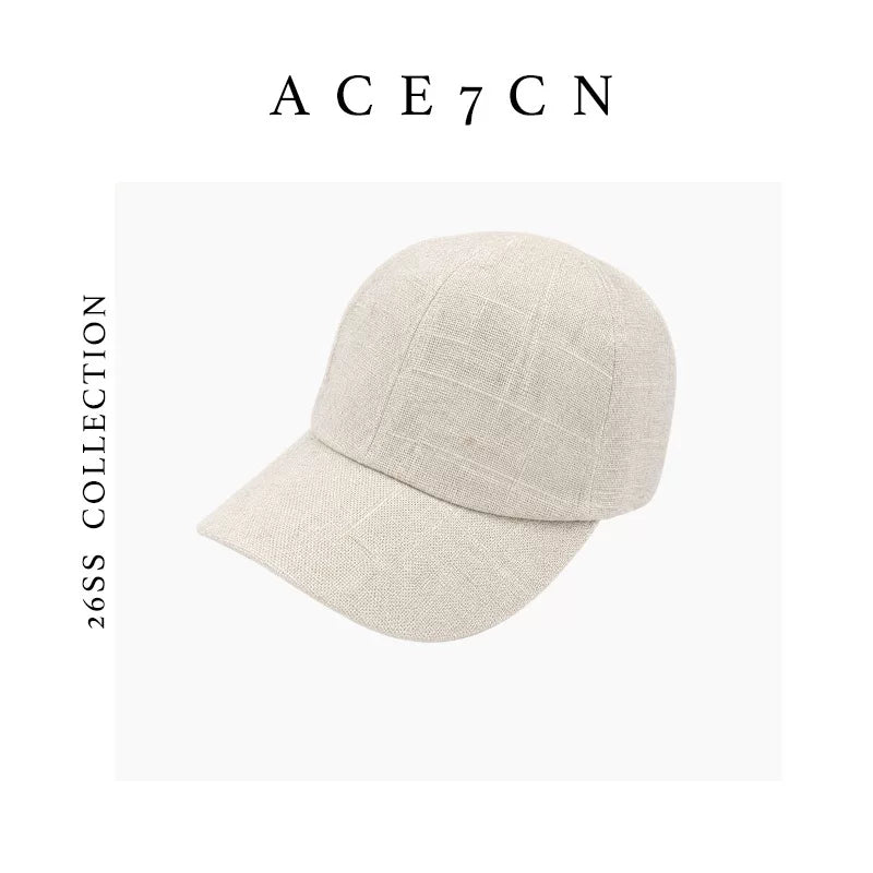 Linen Riding Cap — ACE7CN