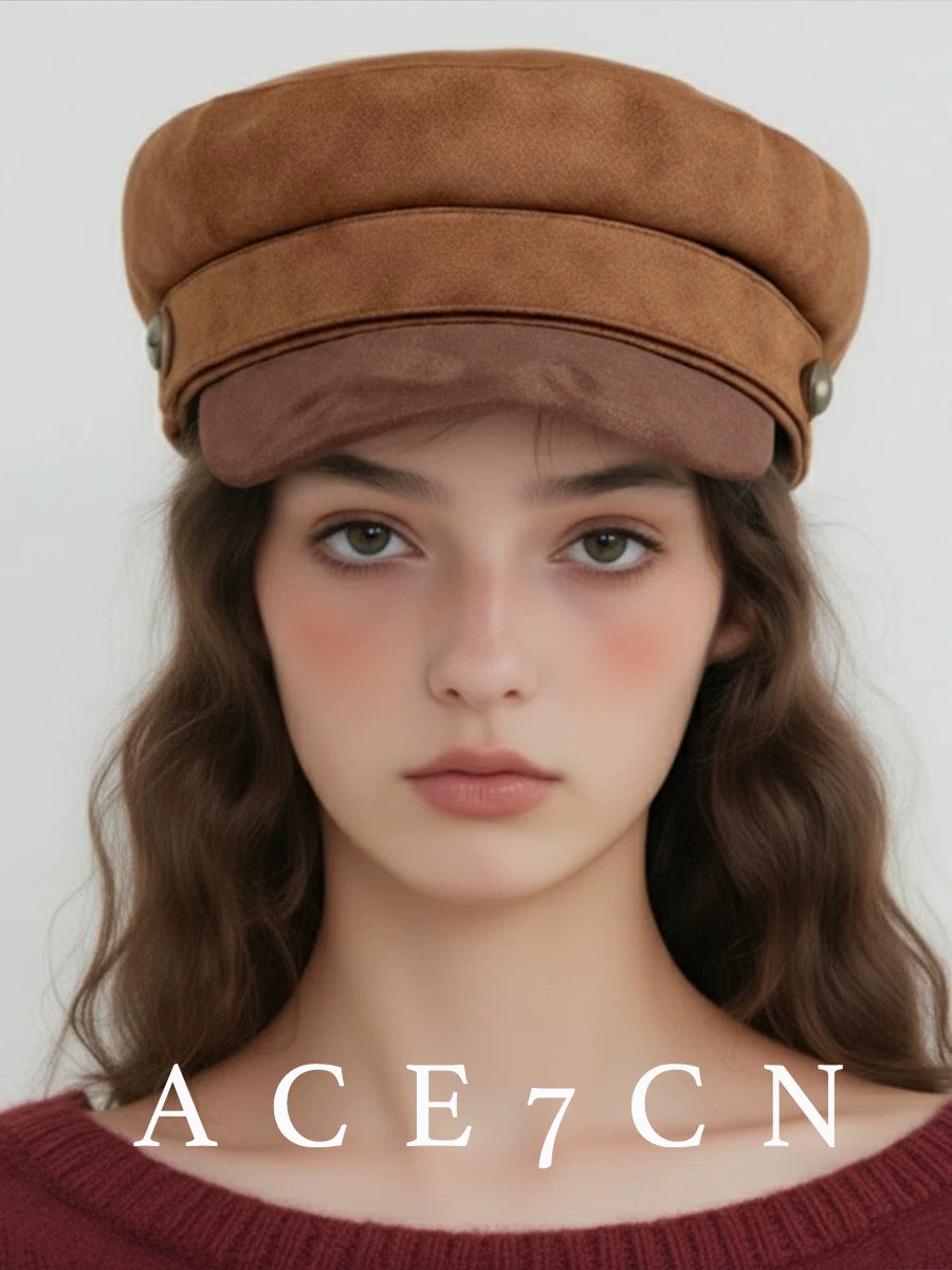 Suede Captain Cap — ACE7CN