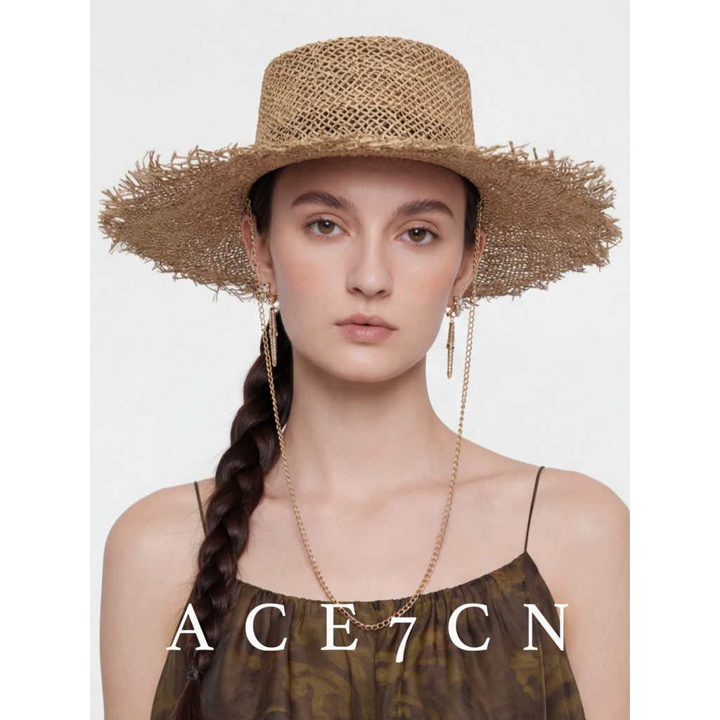 Natural Straw Sun Hat — ACE7CN