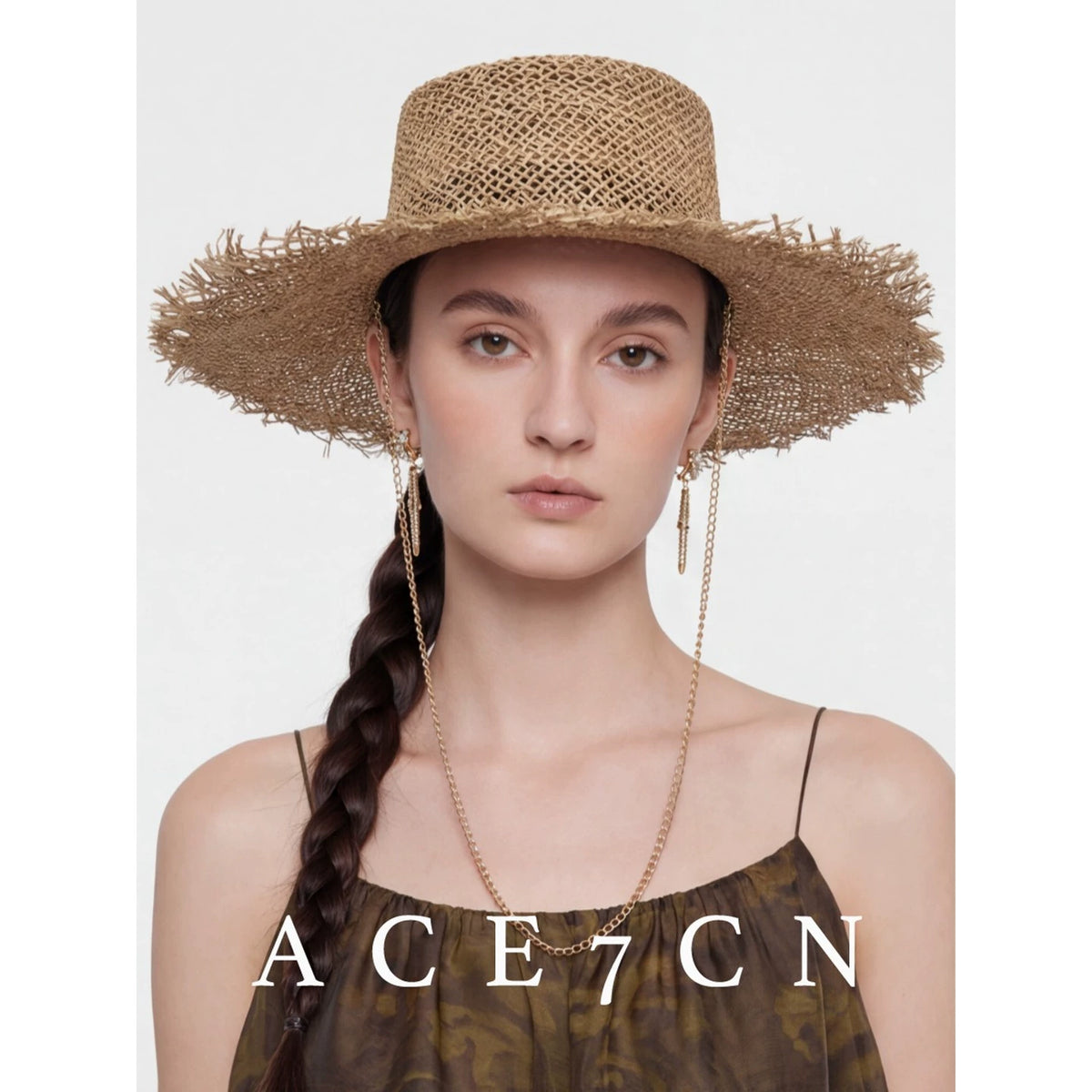 Natural Straw Sun Hat — ACE7CN