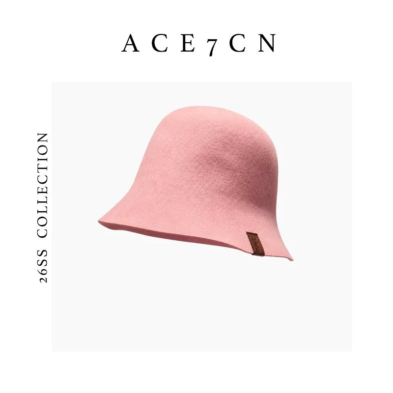 Wool Lampshade Bucket Hat — ACE7CN