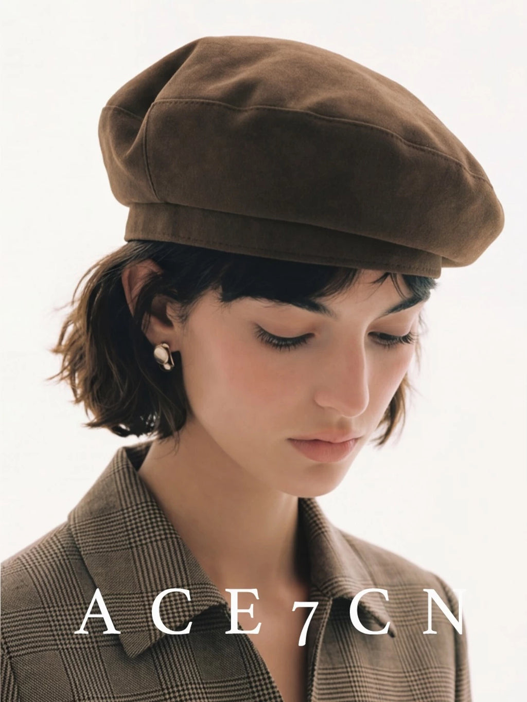 Soft Suede Painter Beret — ACE7CN