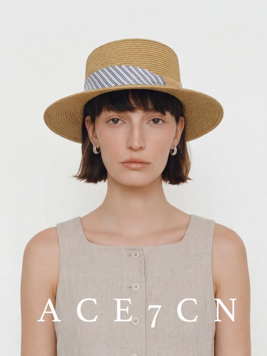 Breathable Straw Fedora — ACE7CN