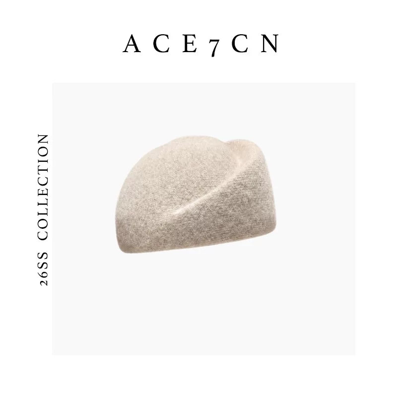 Brimless Wool-Blend Pillbox Hat — ACE7CN