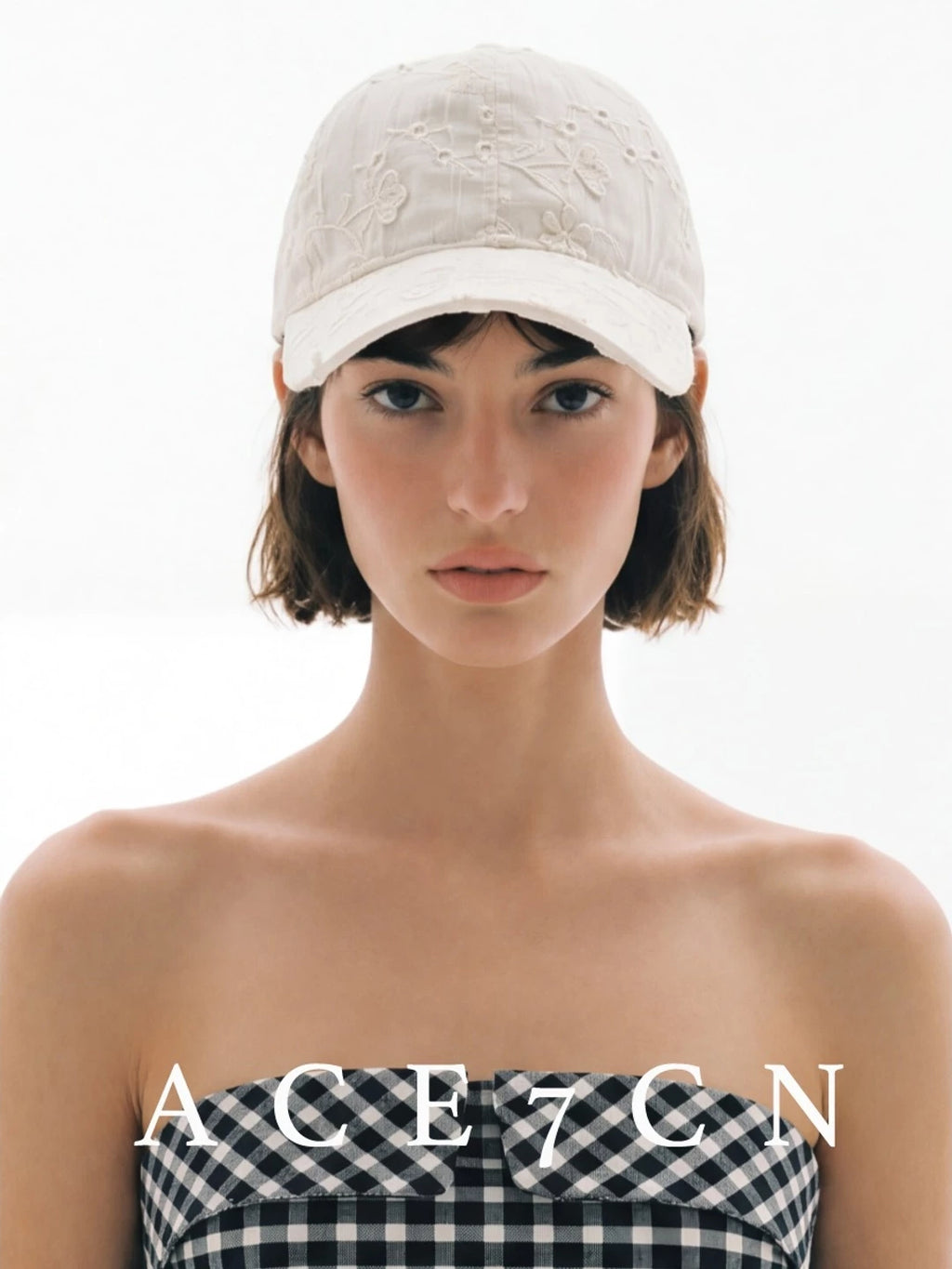 Beaded Embroidered Equestrian Cap — ACE7CN