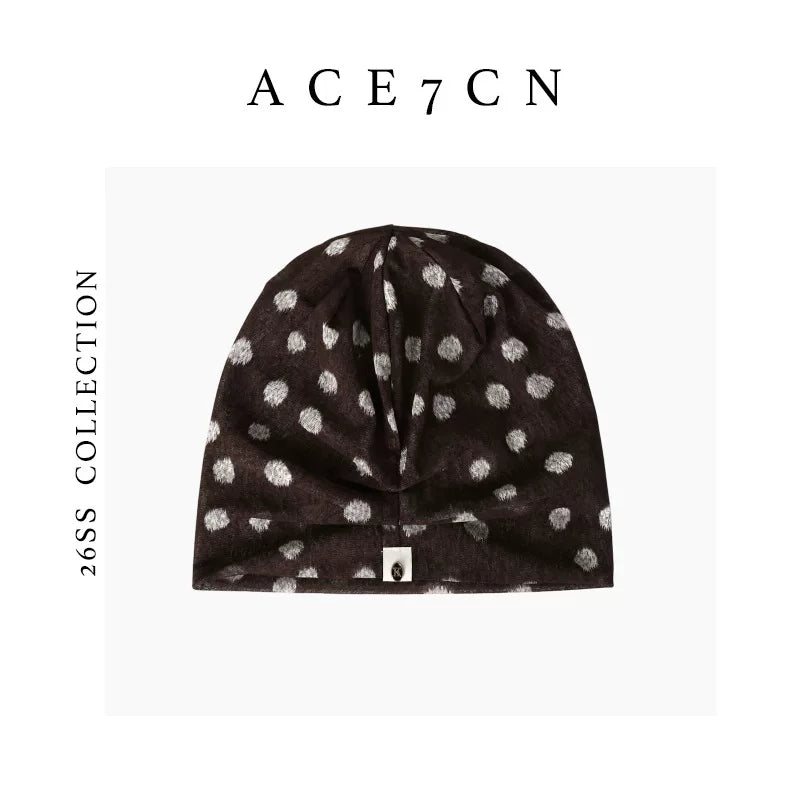 Pleated Lightweight Head Scarf Hat — ACE7CN