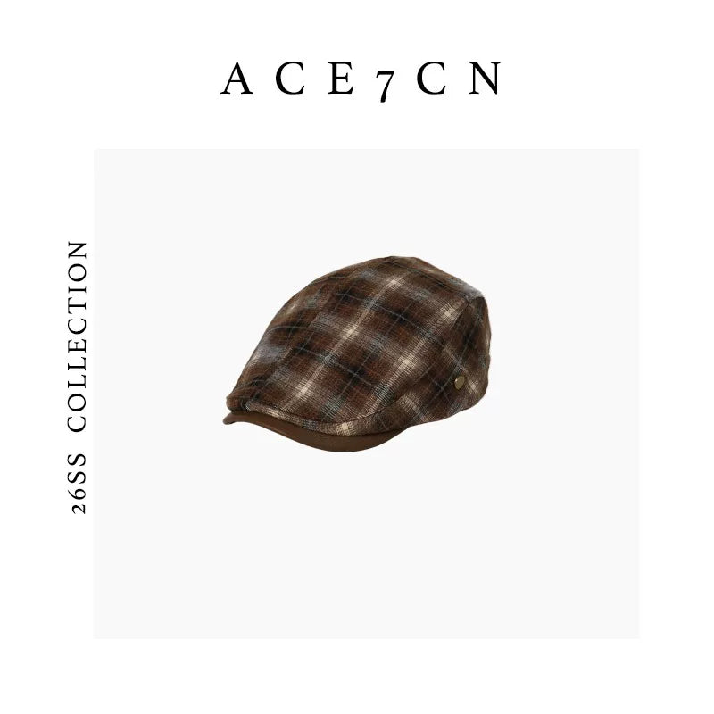 Tartan Flat Cap — ACE7CN
