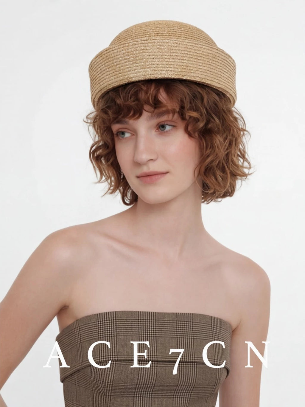 Handmade Raffia Pillbox Hat — ACE7CN