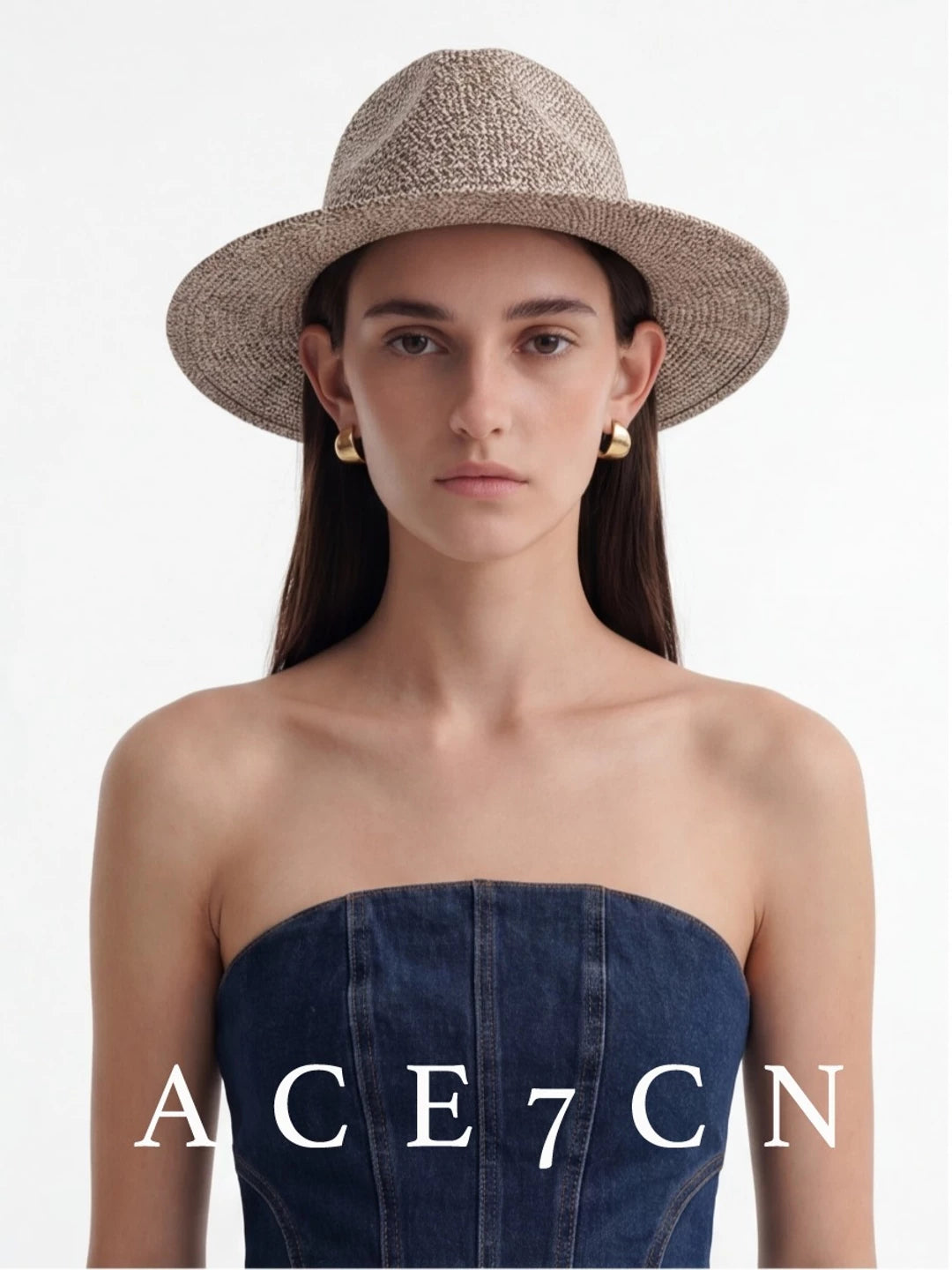 Minimal Straw Fedora — ACE7CN
