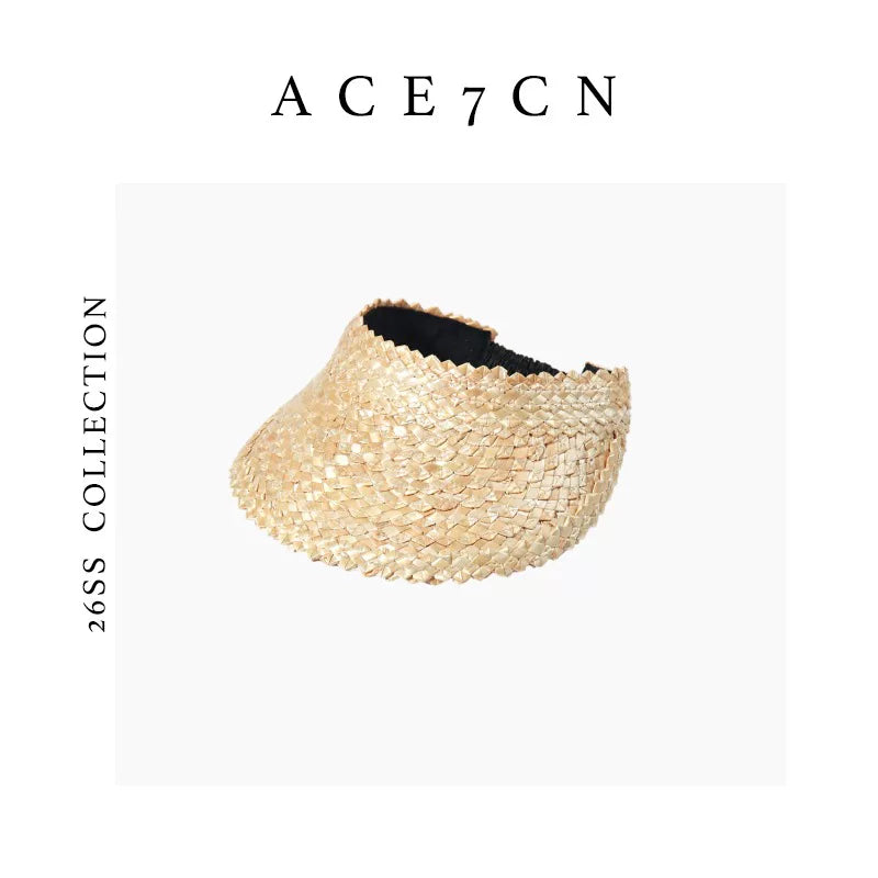 Wheat-Straw Headband Visor — ACE7CN