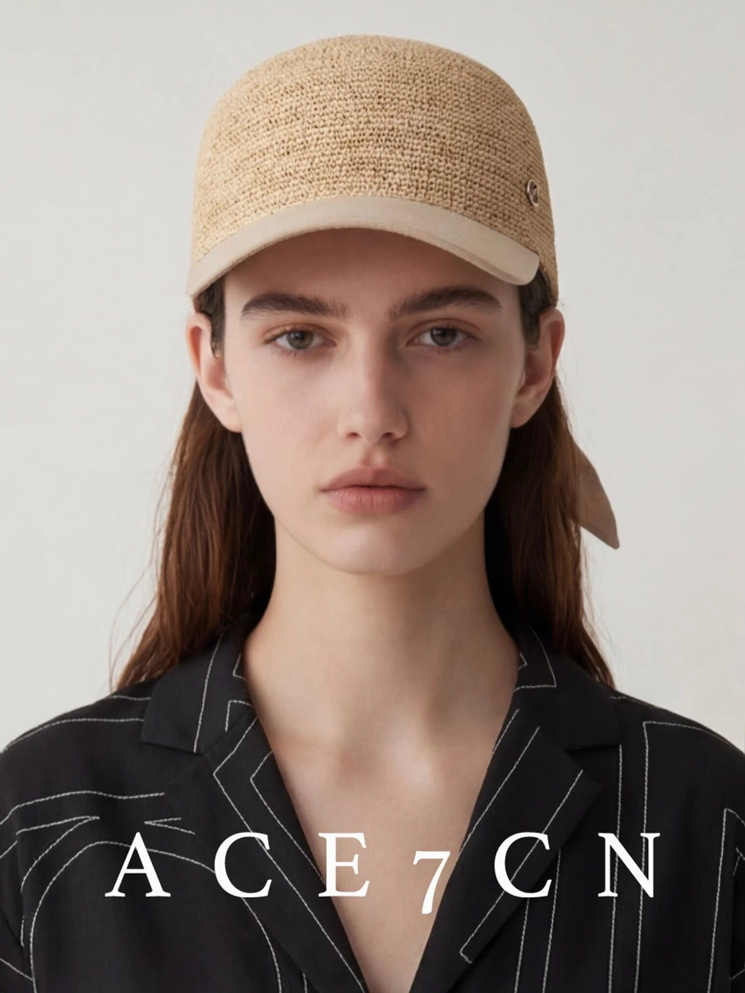 Raffia Baseball Cap — ACE7CN