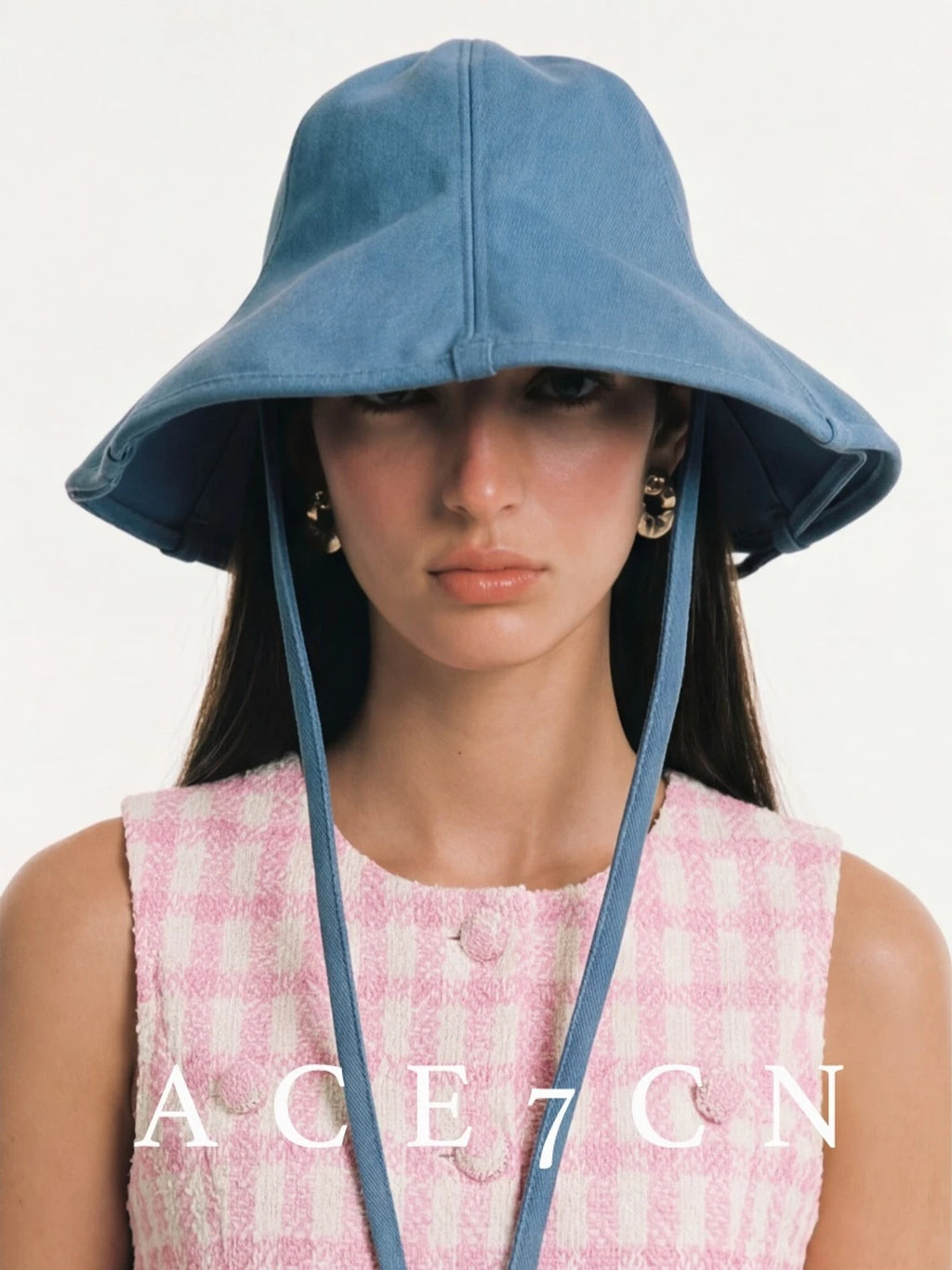 Foldable Denim Bucket Hat — ACE7CN