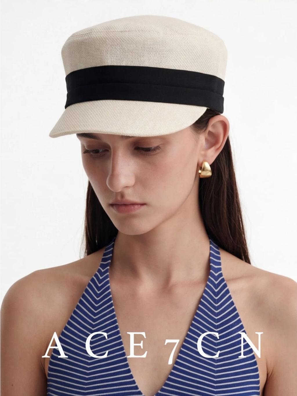 Woven Fabric Riding Cap — ACE7CN