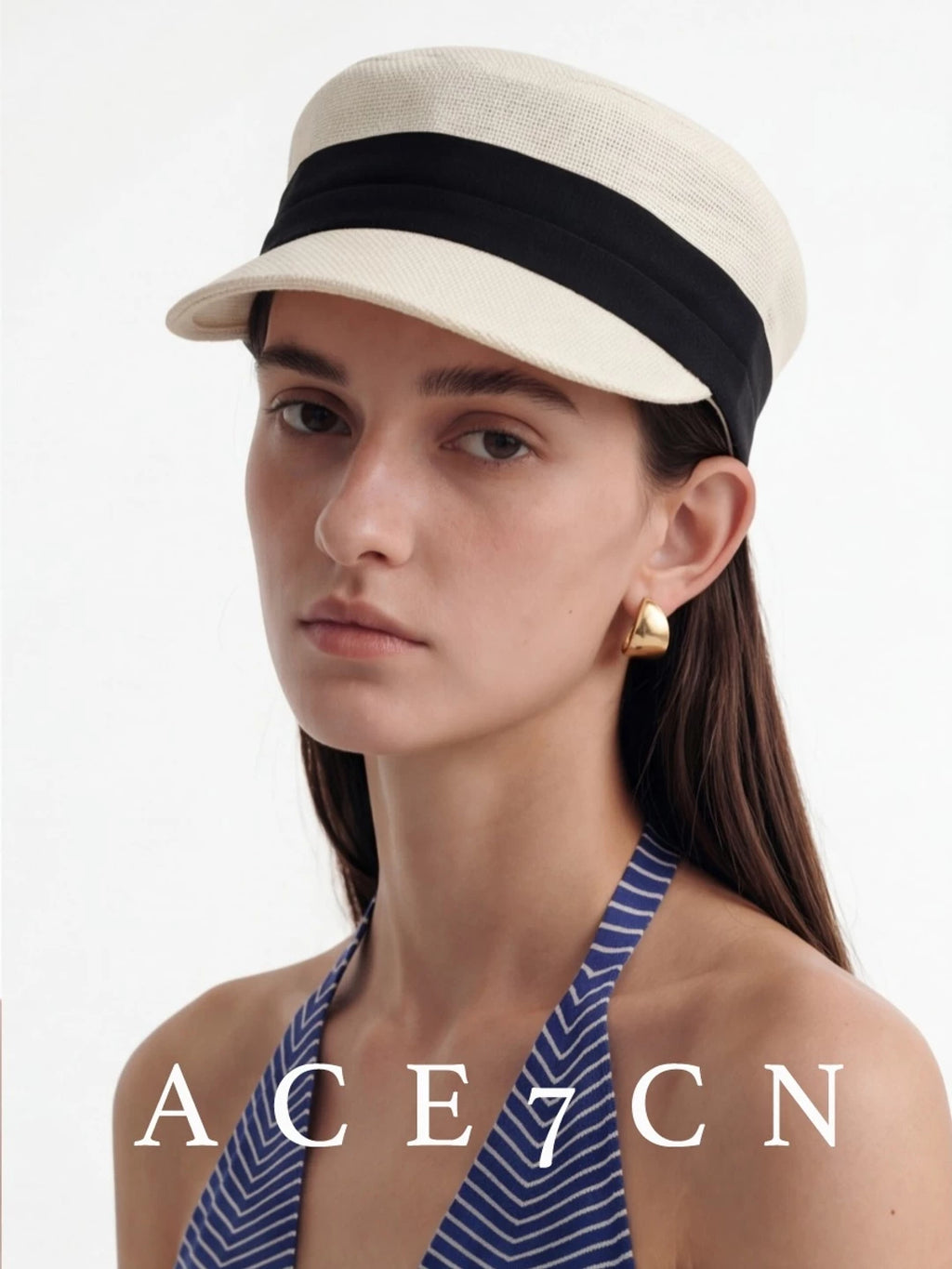 Woven Fabric Riding Cap — ACE7CN