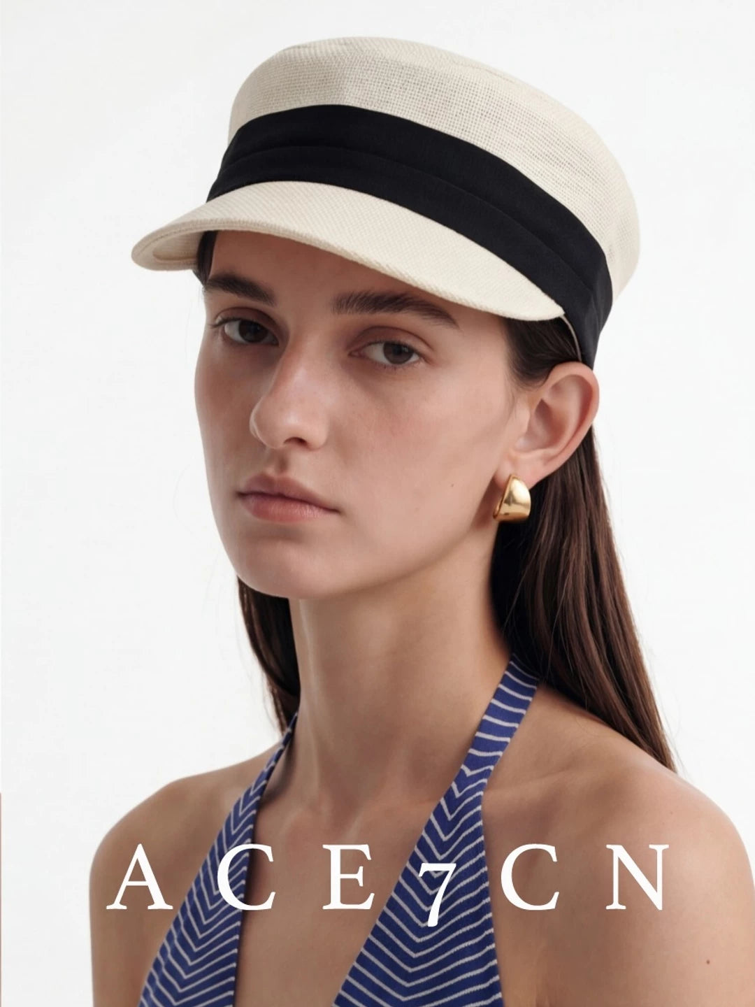 Woven Fabric Riding Cap — ACE7CN