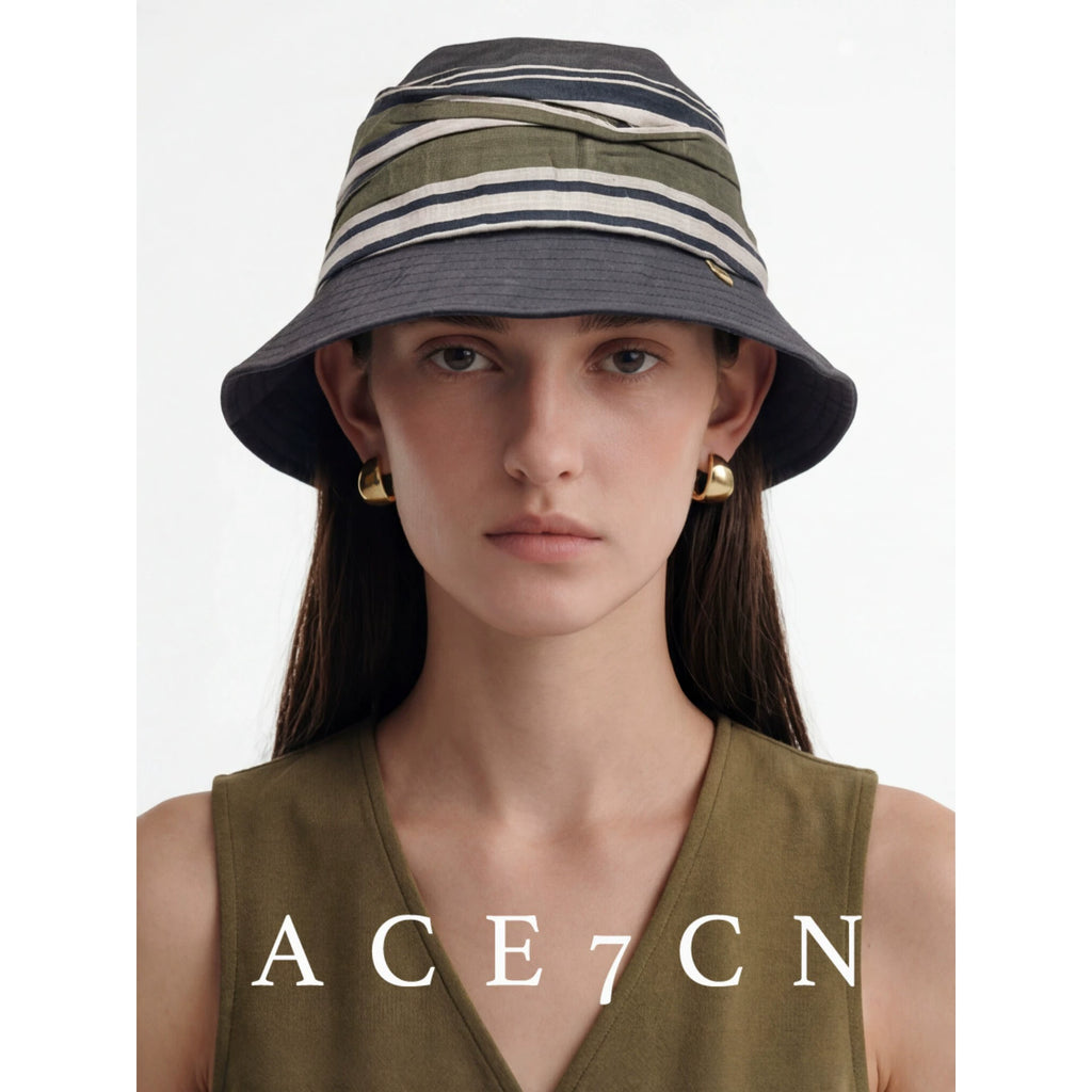 Fine Multi-Stripe Bucket Hat — ACE7CN