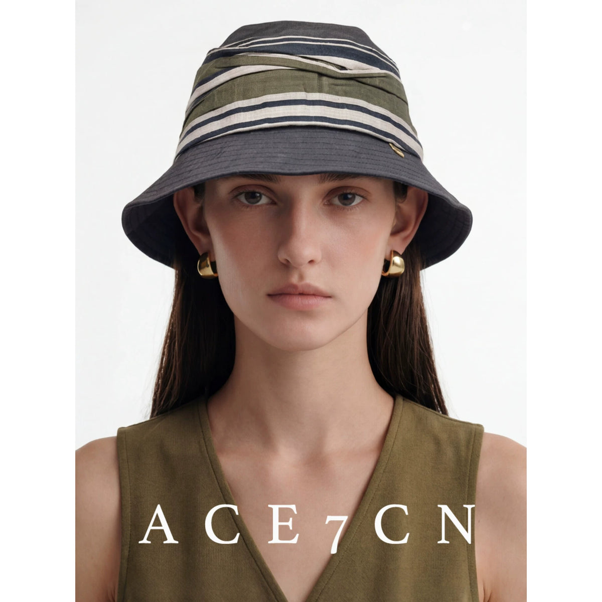 Fine Multi-Stripe Bucket Hat — ACE7CN
