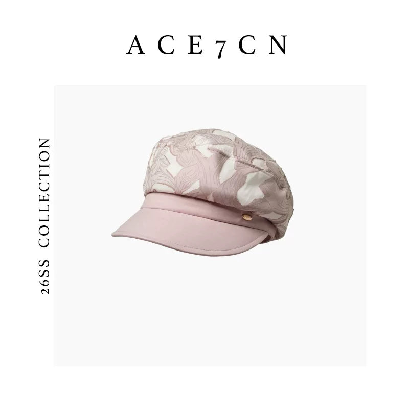 Burnout Tencel Newsboy Cap — ACE7CN