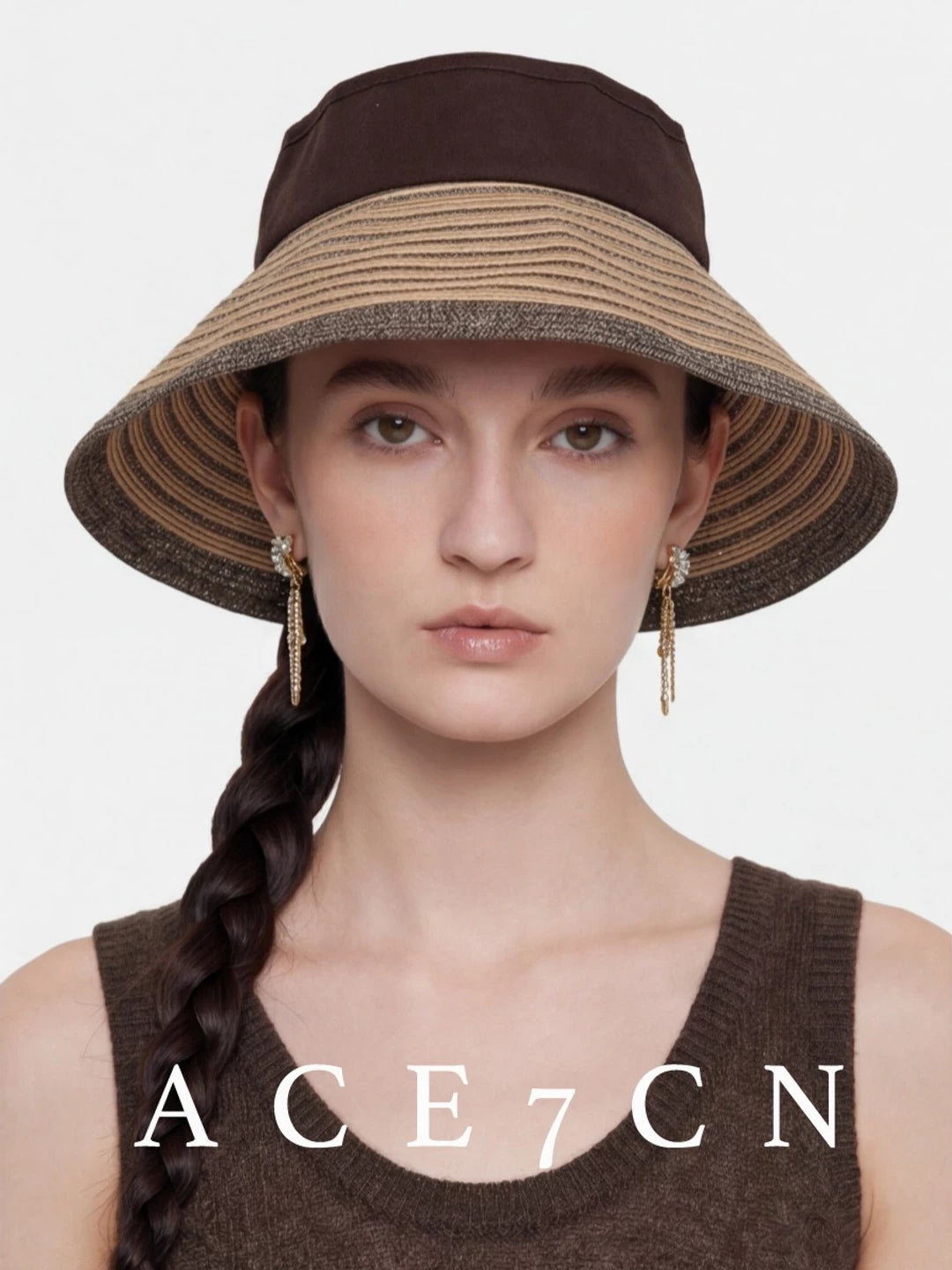 Two-Tone Open-Top Sun Visor — ACE7CN