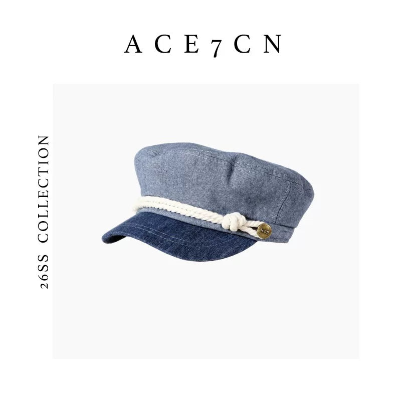 Denim Sailor Cap — ACE7CN