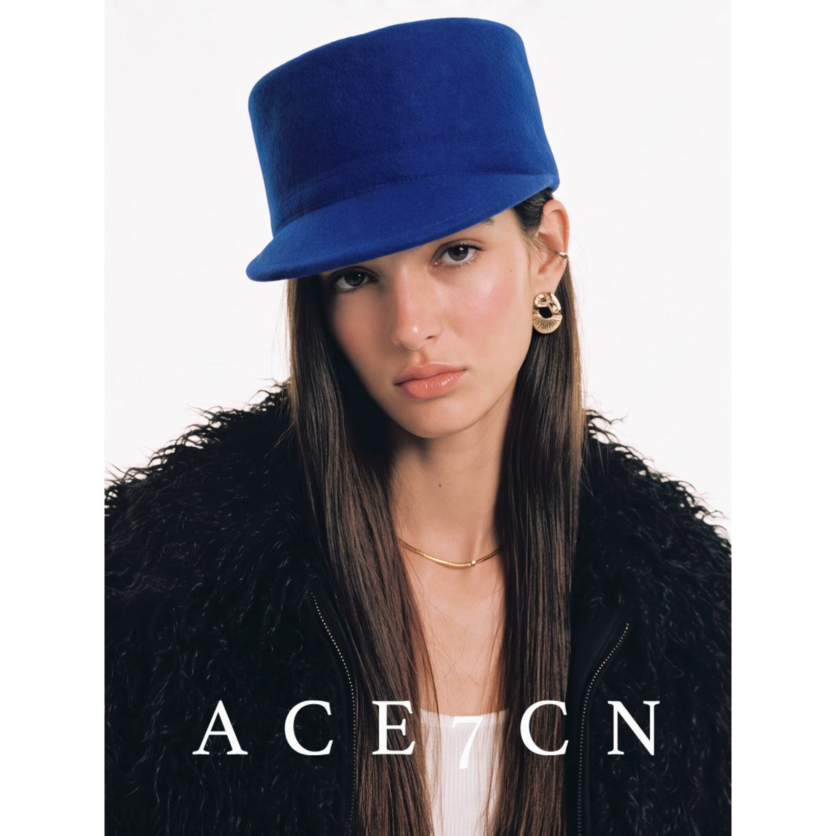 Sculpted Wool Felt Equestrian Cap — ACE7CN