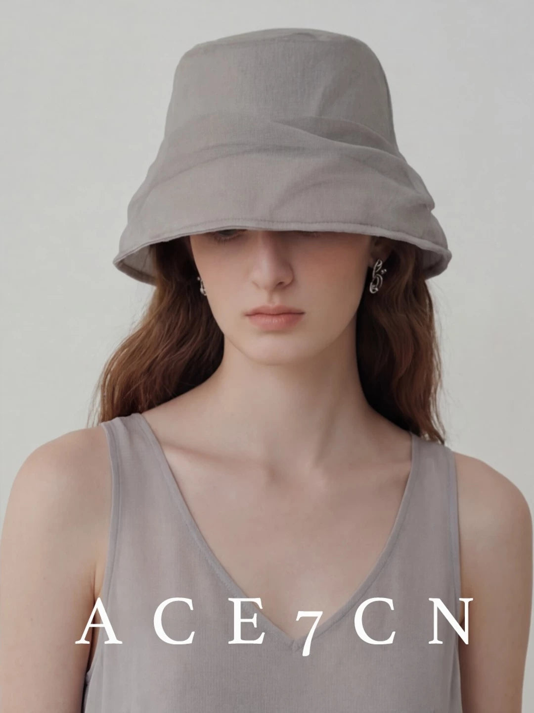 Sheer Gauze Bucket Hat — ACE7CN