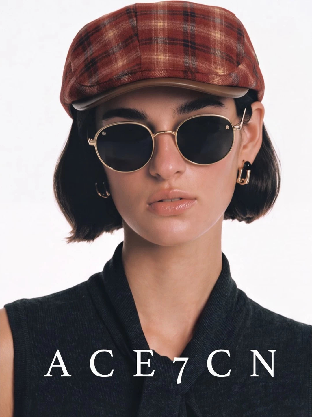 Tartan Flat Cap — ACE7CN